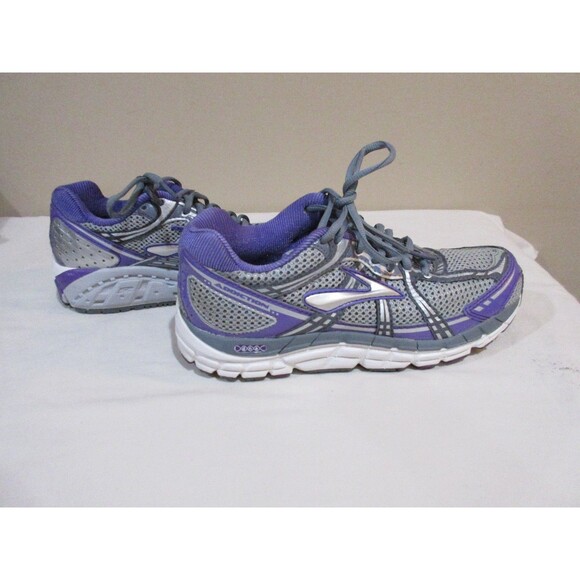 Brooks Addiction Sneakers Womens 8-8.5 Purple/Gray Colorwave - Picture 4 of 9